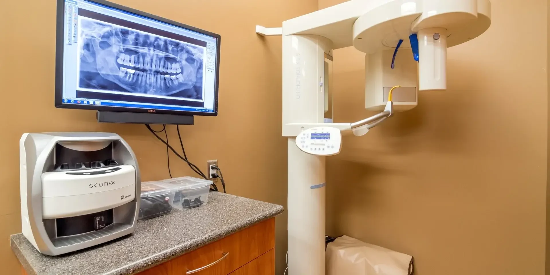 Panoramic digital X-ray and ScanX imaging suite